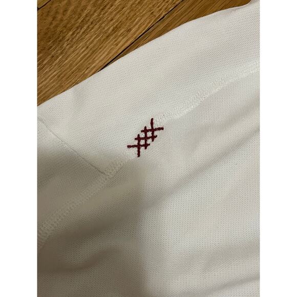 RHONE White Commuter Long Sleeve Polo Shirt XXL - Picture 3 of 9